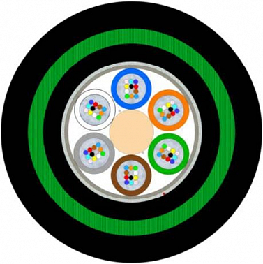 Outdoor CST Armoured Multitube Cable-Double Jacket 12-288F(HC)